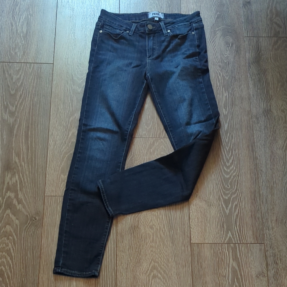 Paige Denim Skinny Jeans Dark Wash Size 27